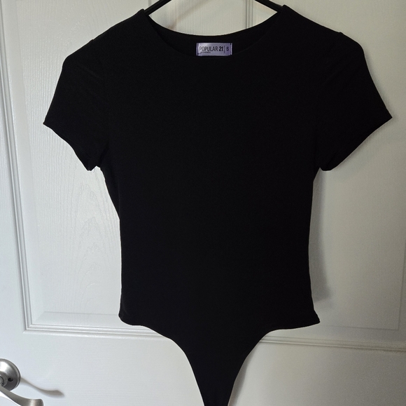 Black shirt bodysuit - Picture 3 of 4